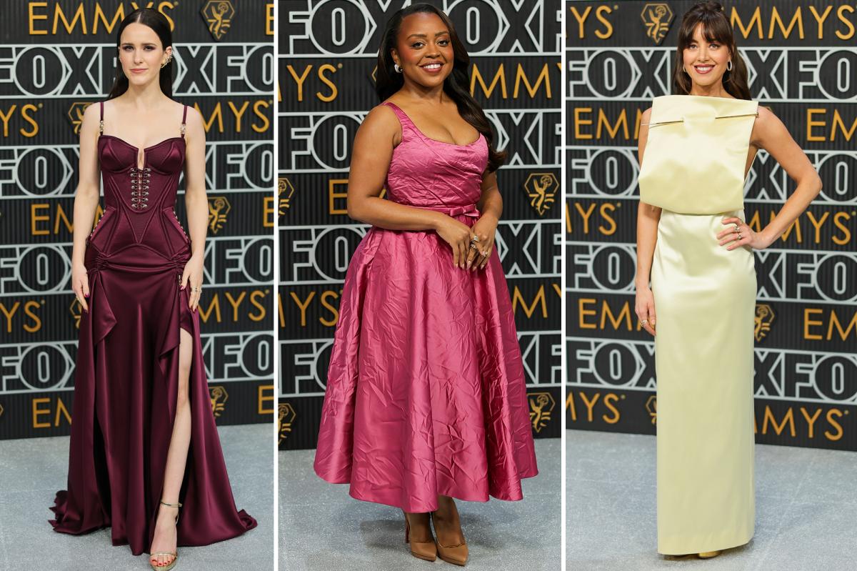 Emmys 2024 red carpet live updates See all the celebrity outfits